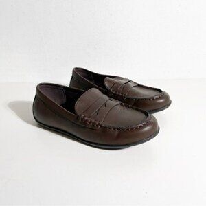Nordstrom Rack BNWT brownl"Myles" penny oafers boys NEW